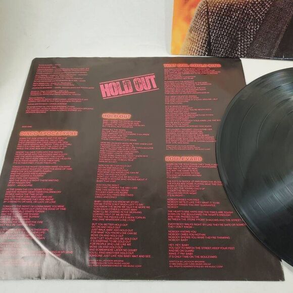Jackson Browne Hold Out 1980 1st Press Vinyl LP Record - Picture 3 of 9